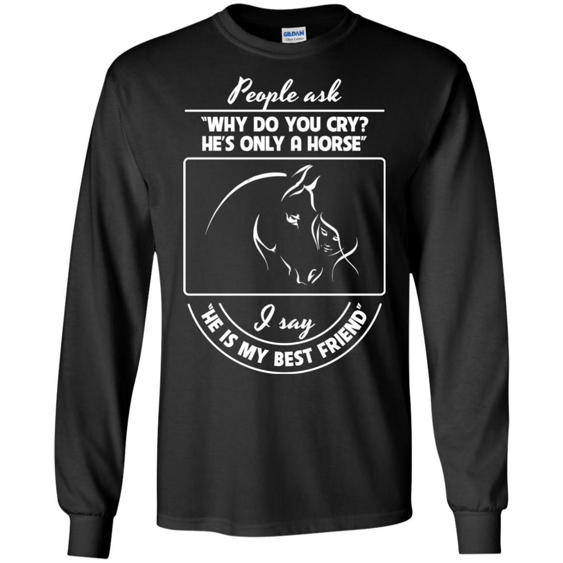 He Is My Best Friend - Horse Tshirt for Equestrian Lover