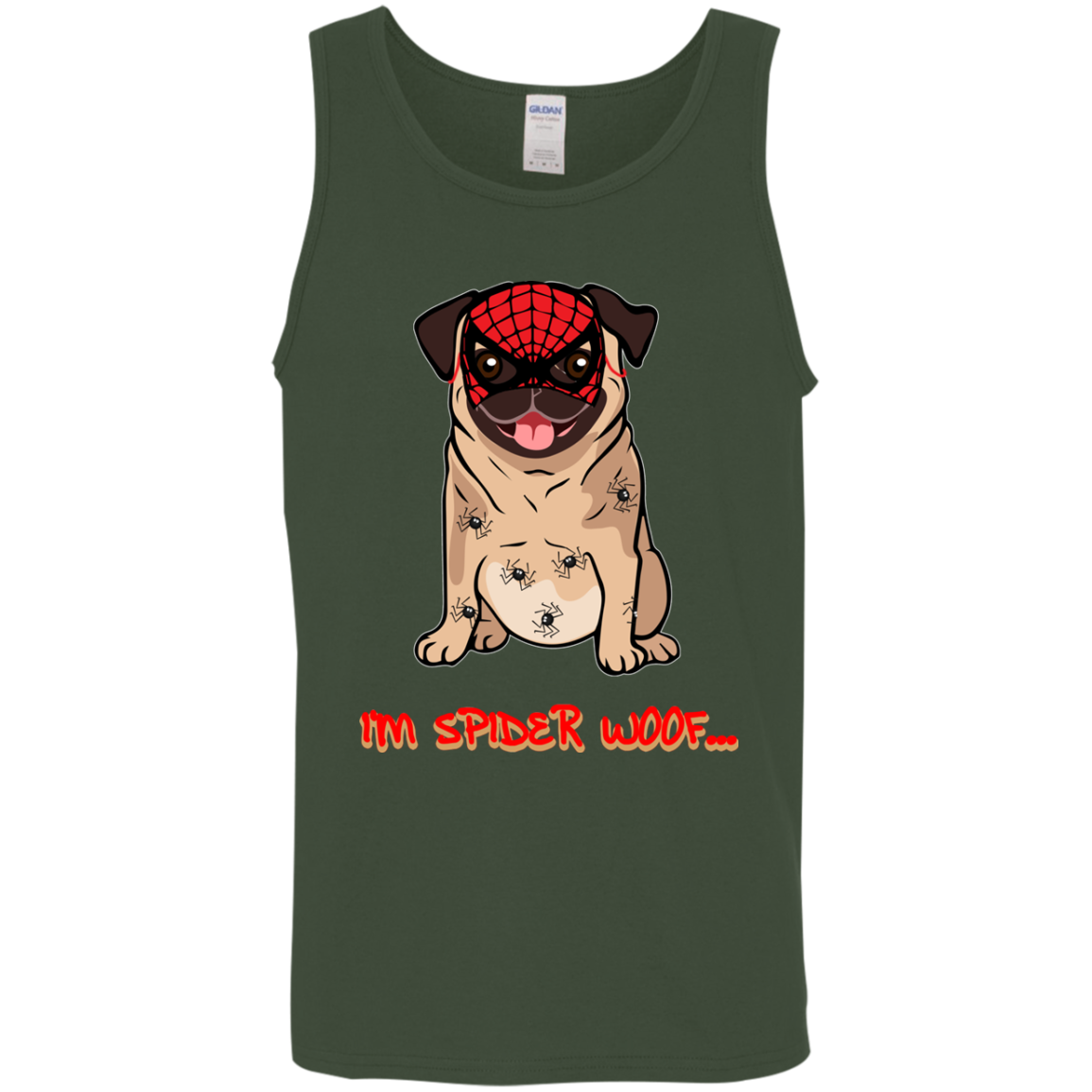 I'm Spider Woof Pug T Shirts