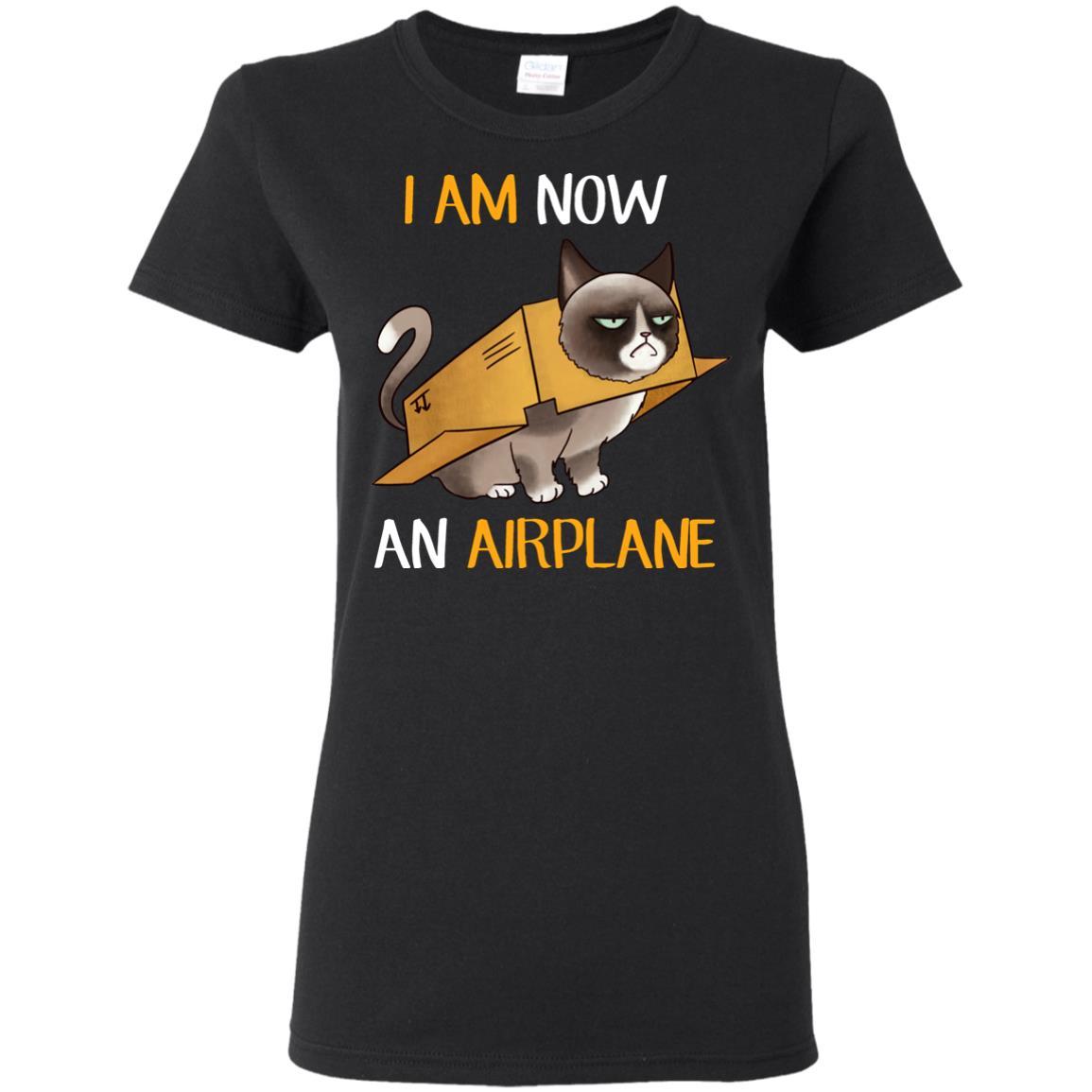I Am Now An Airplane Cat T Shirts
