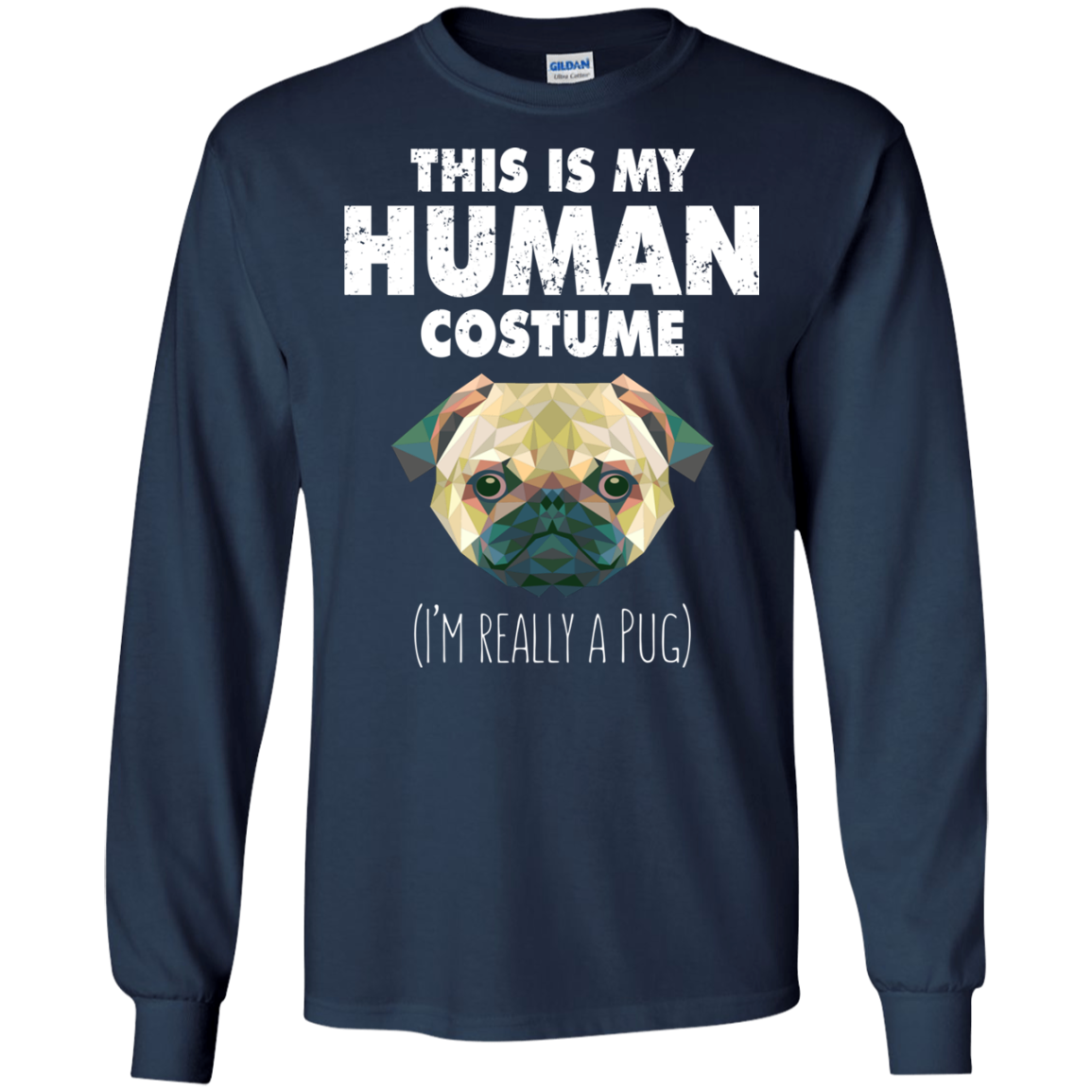 This Is My Human Costume Pug T Shirts