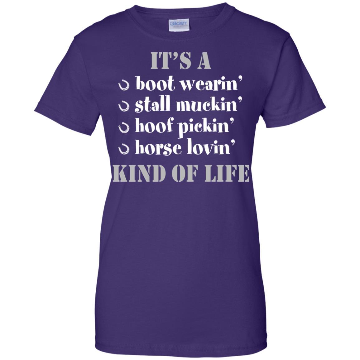It's A Kind Of Life Horse Tshirt For Equestrian Lover Gift