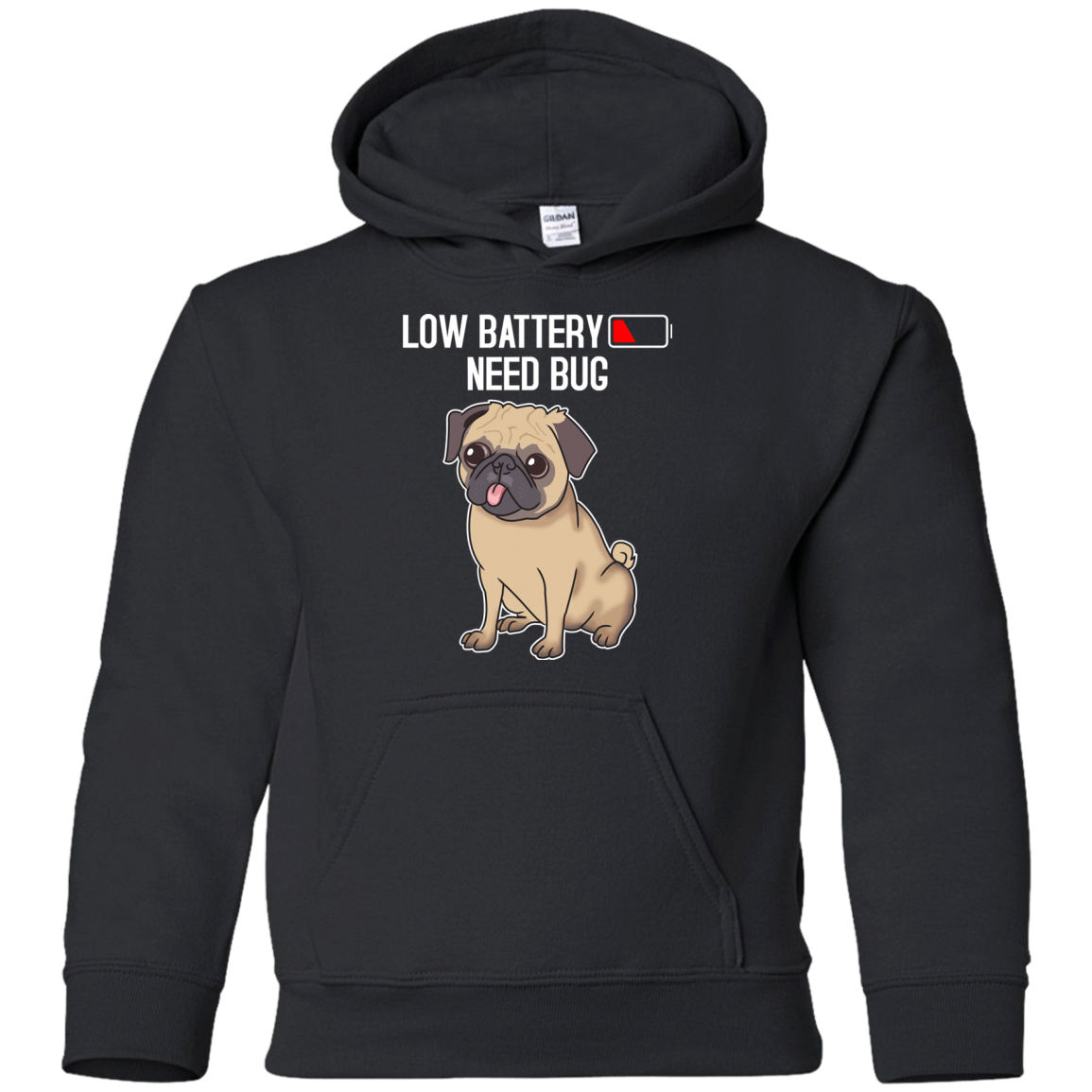 Low Battery Need Pug T Shirts