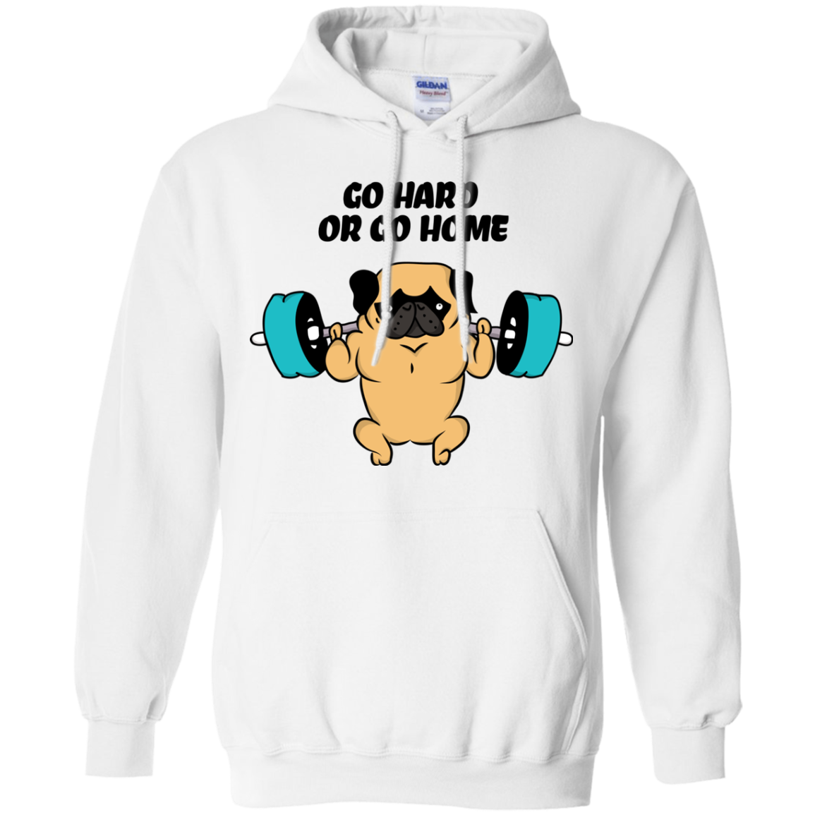 Pug - Go Hard Or Go Home T Shirts