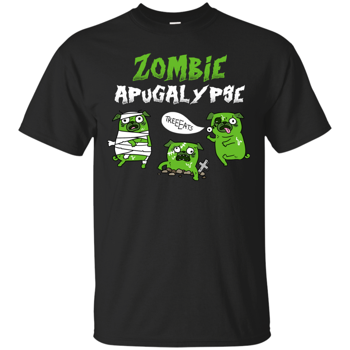Nice Pug T Shirts - Zombies Apugalypse, is a cool gift for your friend