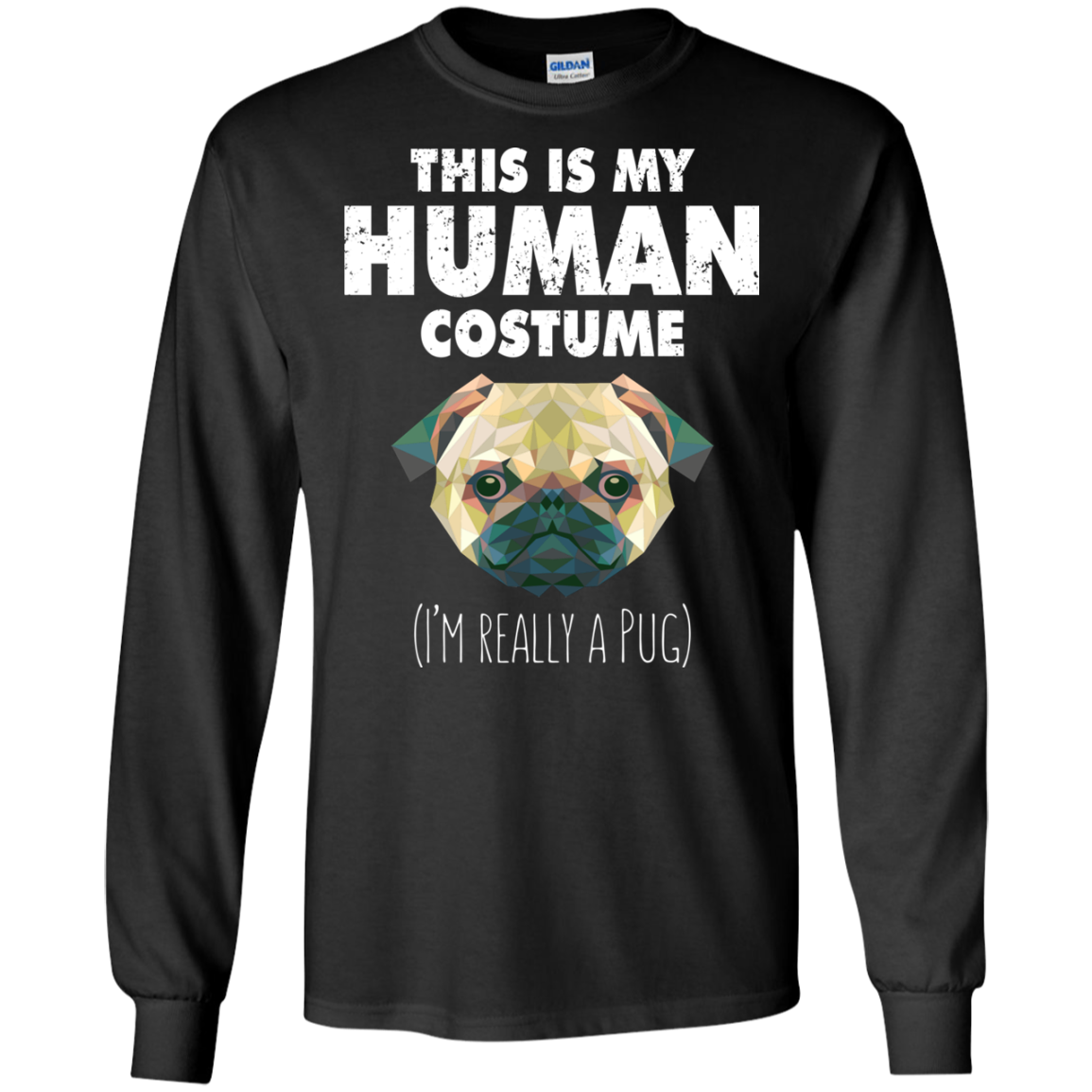 This Is My Human Costume Pug T Shirts