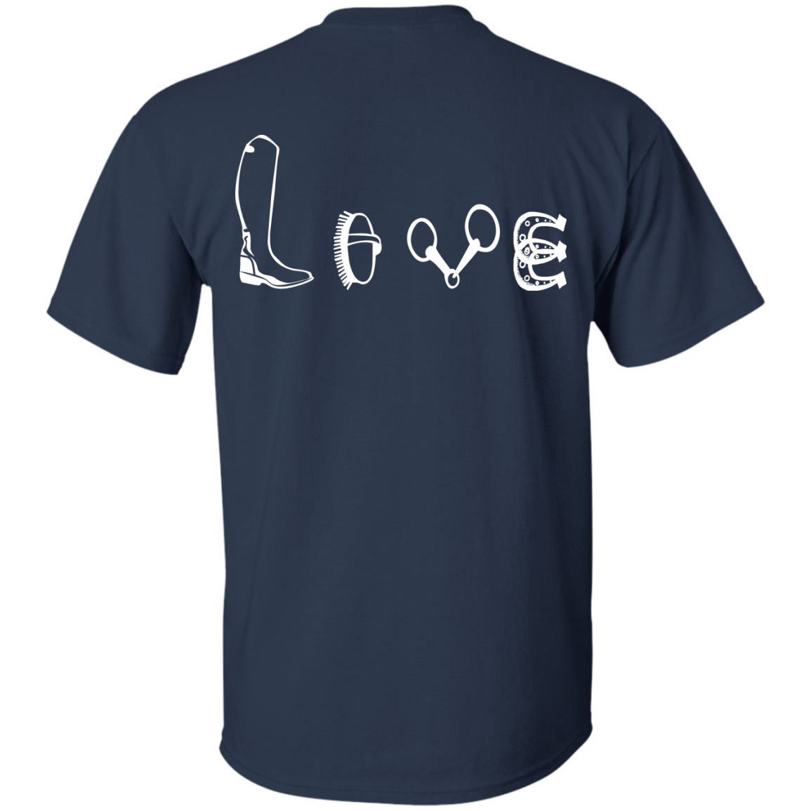 Love Symbol Horse TShirt FOr Equestrian Lover