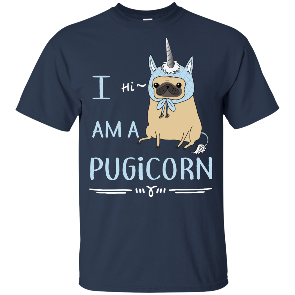 Perfect Beautiful Pug T Shirts - I Am A Pugicorn Gifts For Lovers