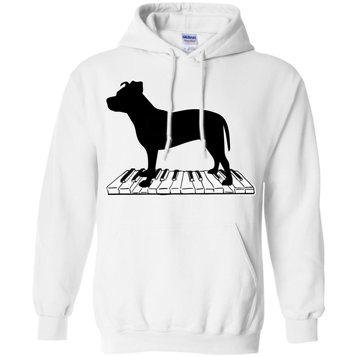 Pitbull Playing Piano Music T Shirts V2