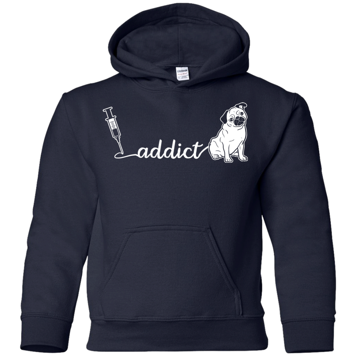 Addict Pug T Shirts