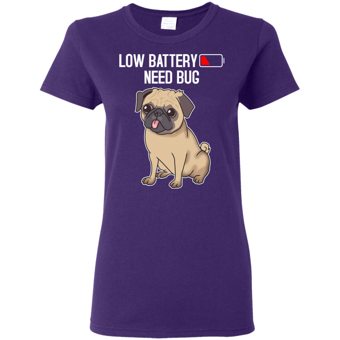 Low Battery Need Pug T Shirts