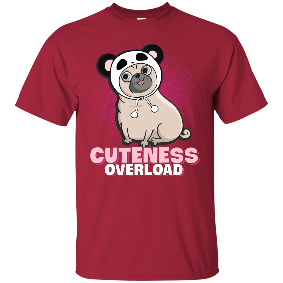 Pug Cuteness Overload T Shirts