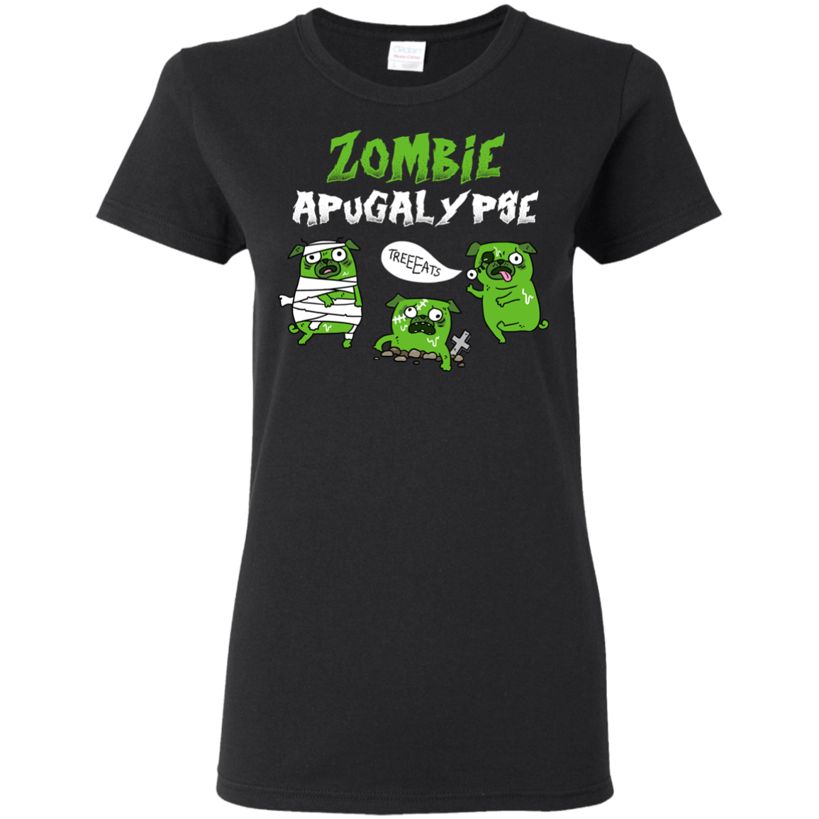Nice Pug T Shirts - Zombies Apugalypse, is a cool gift for your friend