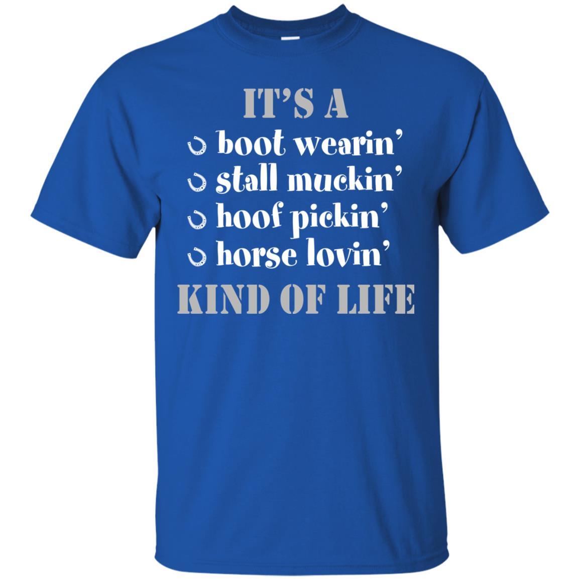 It's A Kind Of Life Horse Tshirt For Equestrian Lover Gift