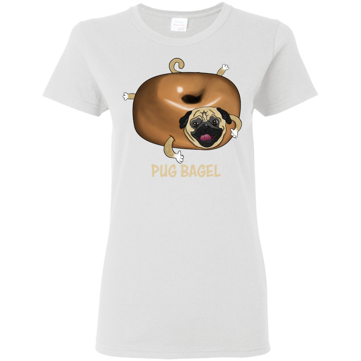 Pug Bagel T Shirts V2