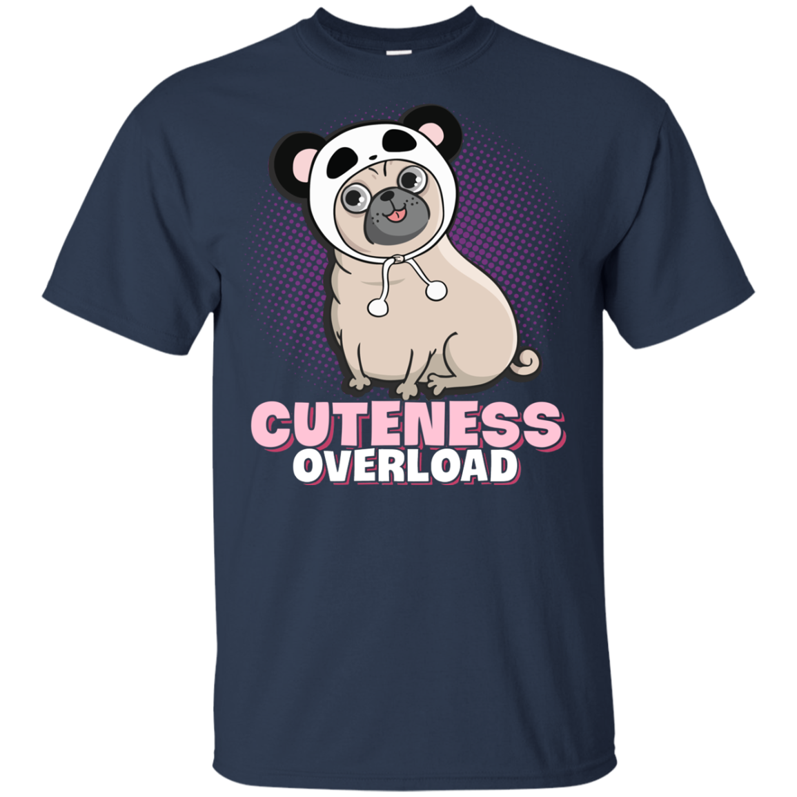 Pug Cuteness Overload T Shirts