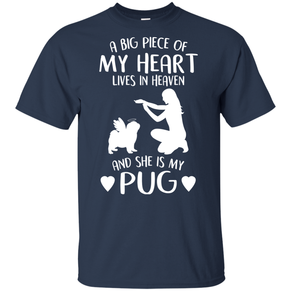 A Big Piece Of My Heart She Is My Pug T Shirts