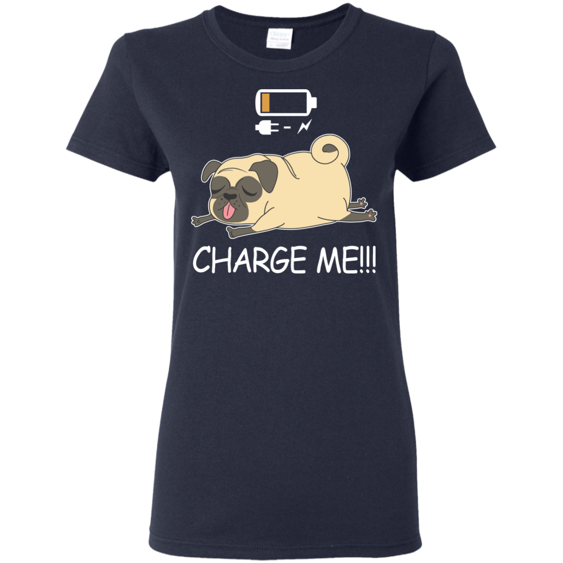 Interesting Black Presents For Collection Pug T Shirts Charge Me