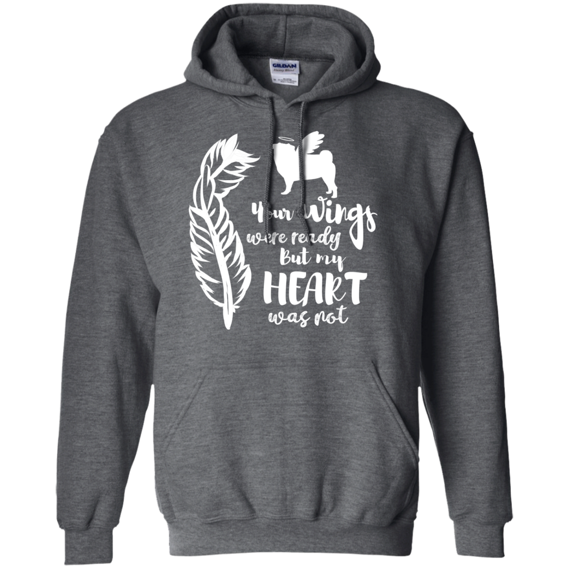 Pug Your Wings Were Ready T Shirts