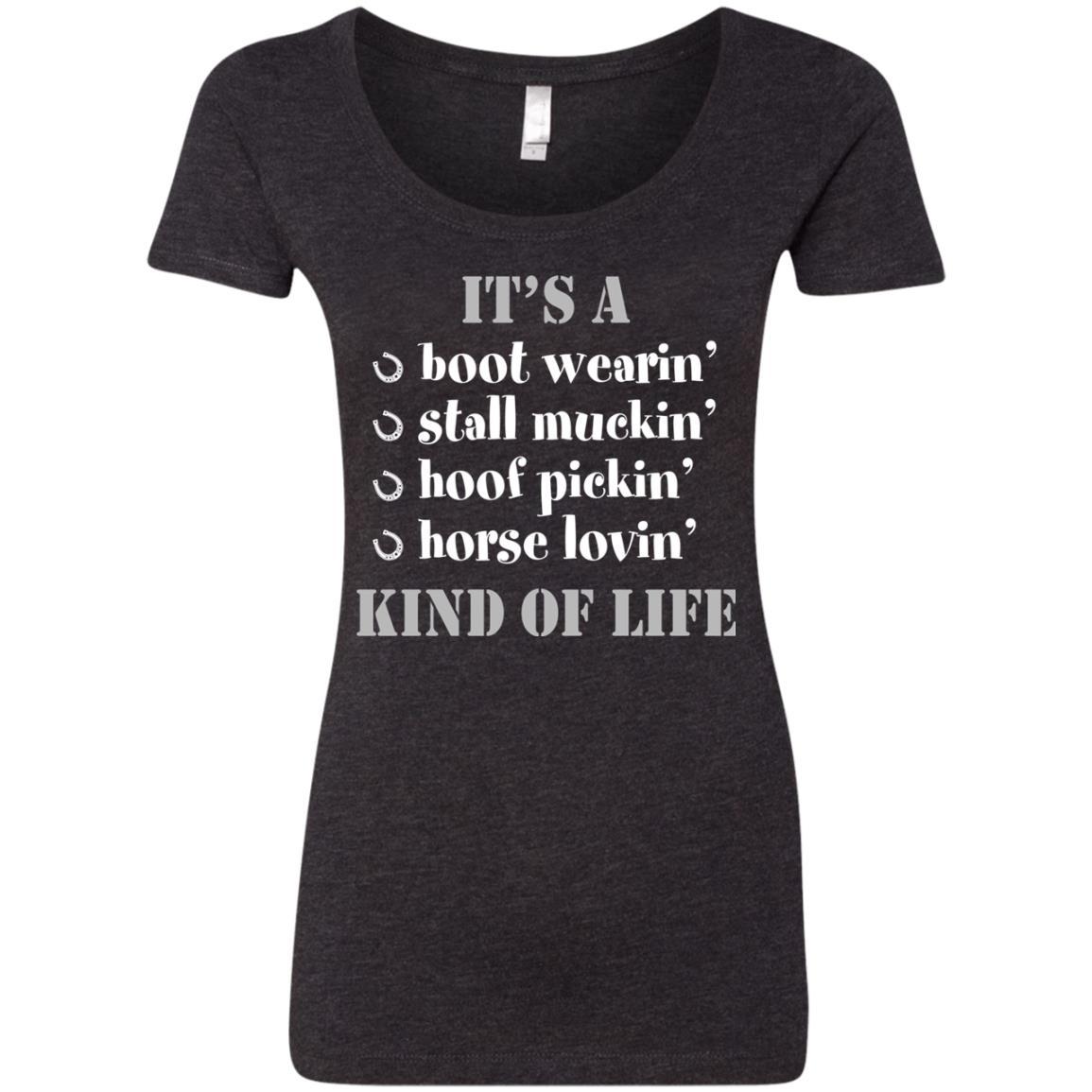 It's A Kind Of Life Horse Tshirt For Equestrian Lover Gift