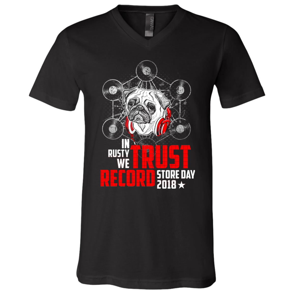 In Rusty We Trust Record Store Day 2018 Pug T Shirts