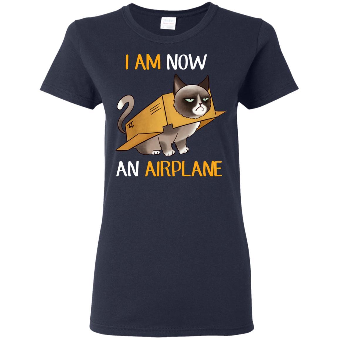 I Am Now An Airplane Cat T Shirts