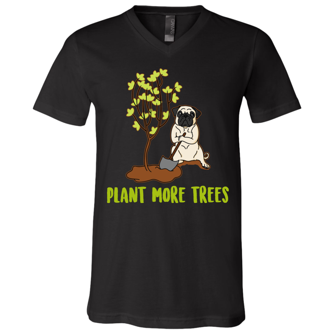 Pug - Plant More Trees T Shirts