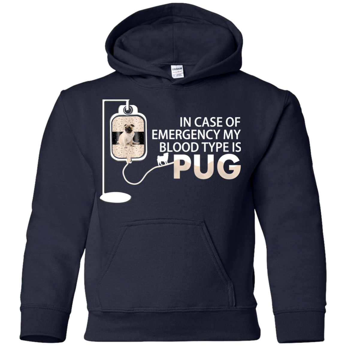 My Blood Type Is Pug T Shirts