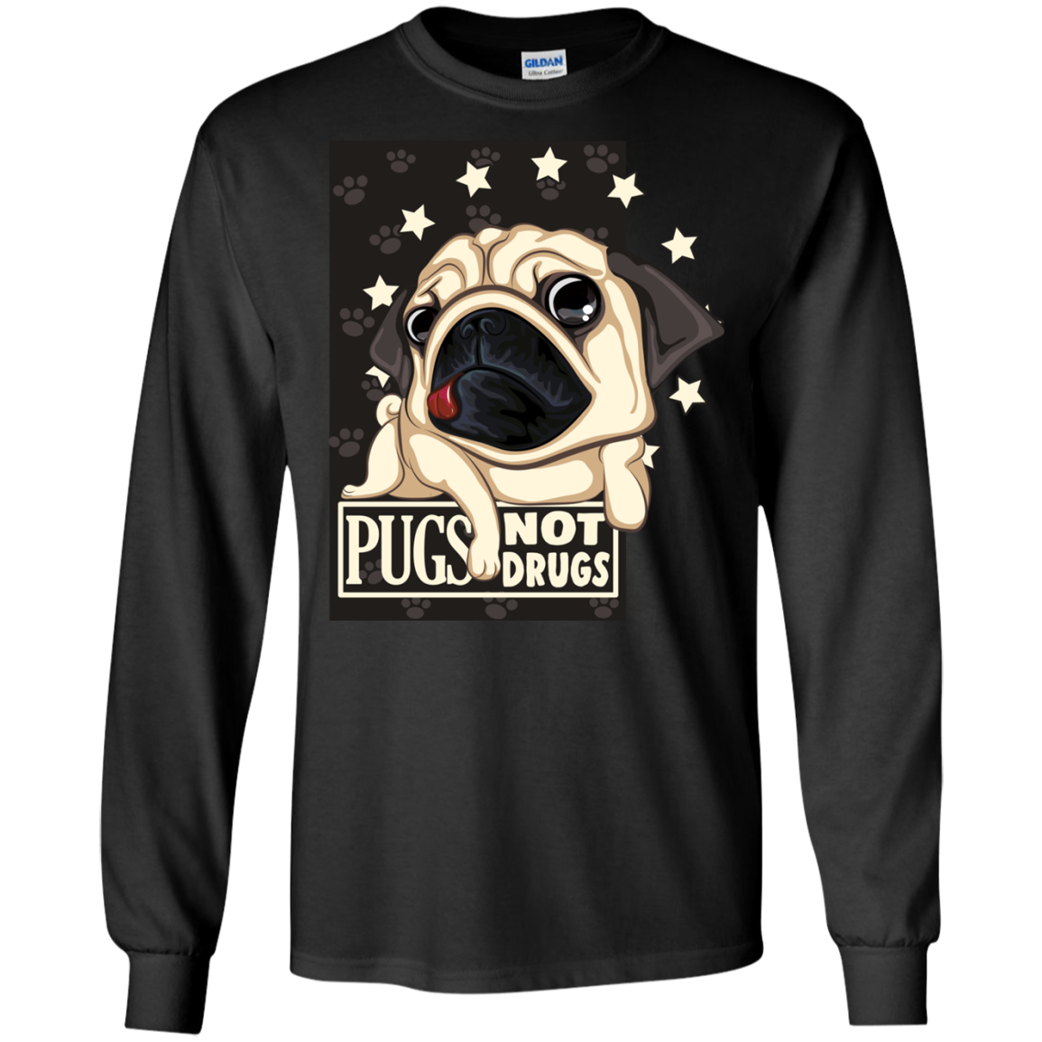 Pugs Not Drugs T Shirts