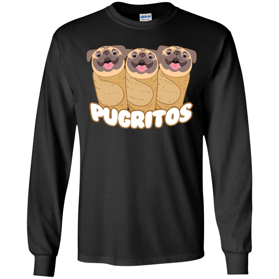 Pug - Pugritos T Shirts