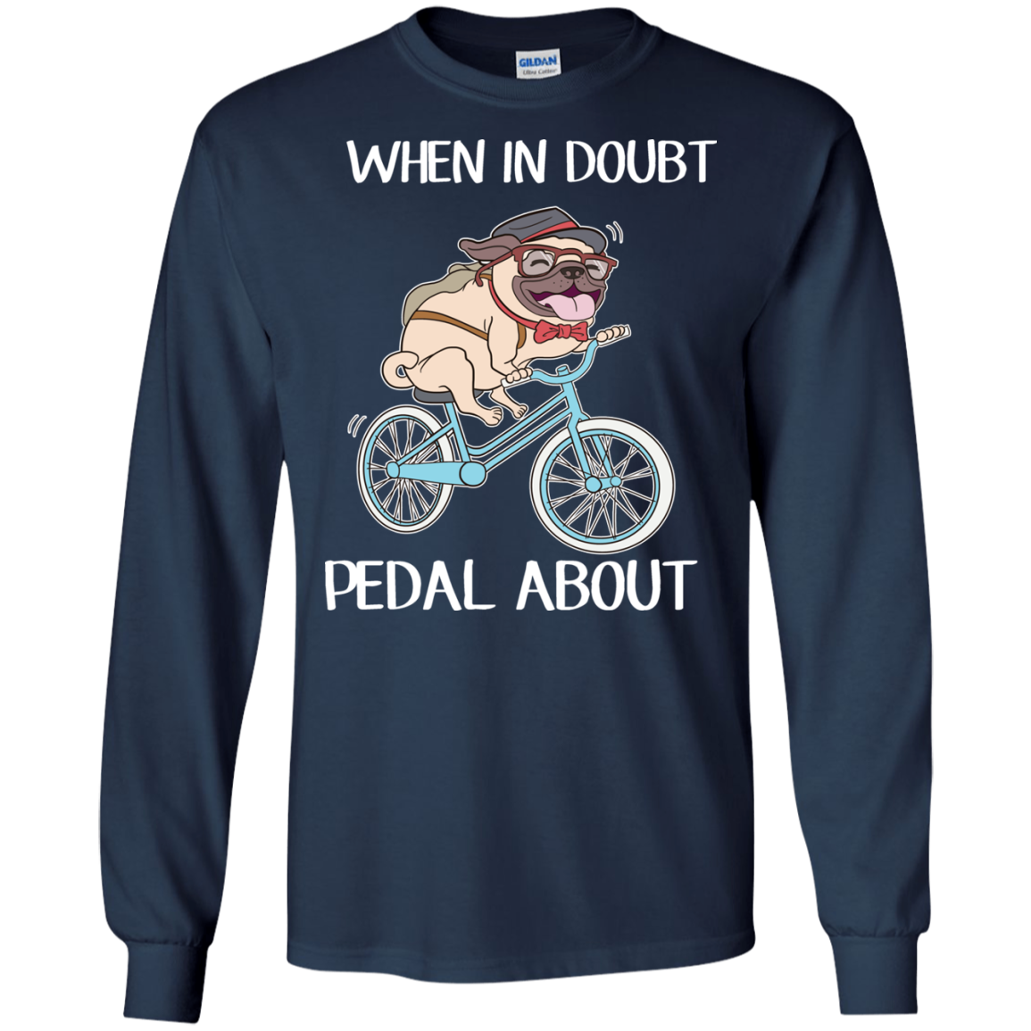 Pug Cycling T Shirts