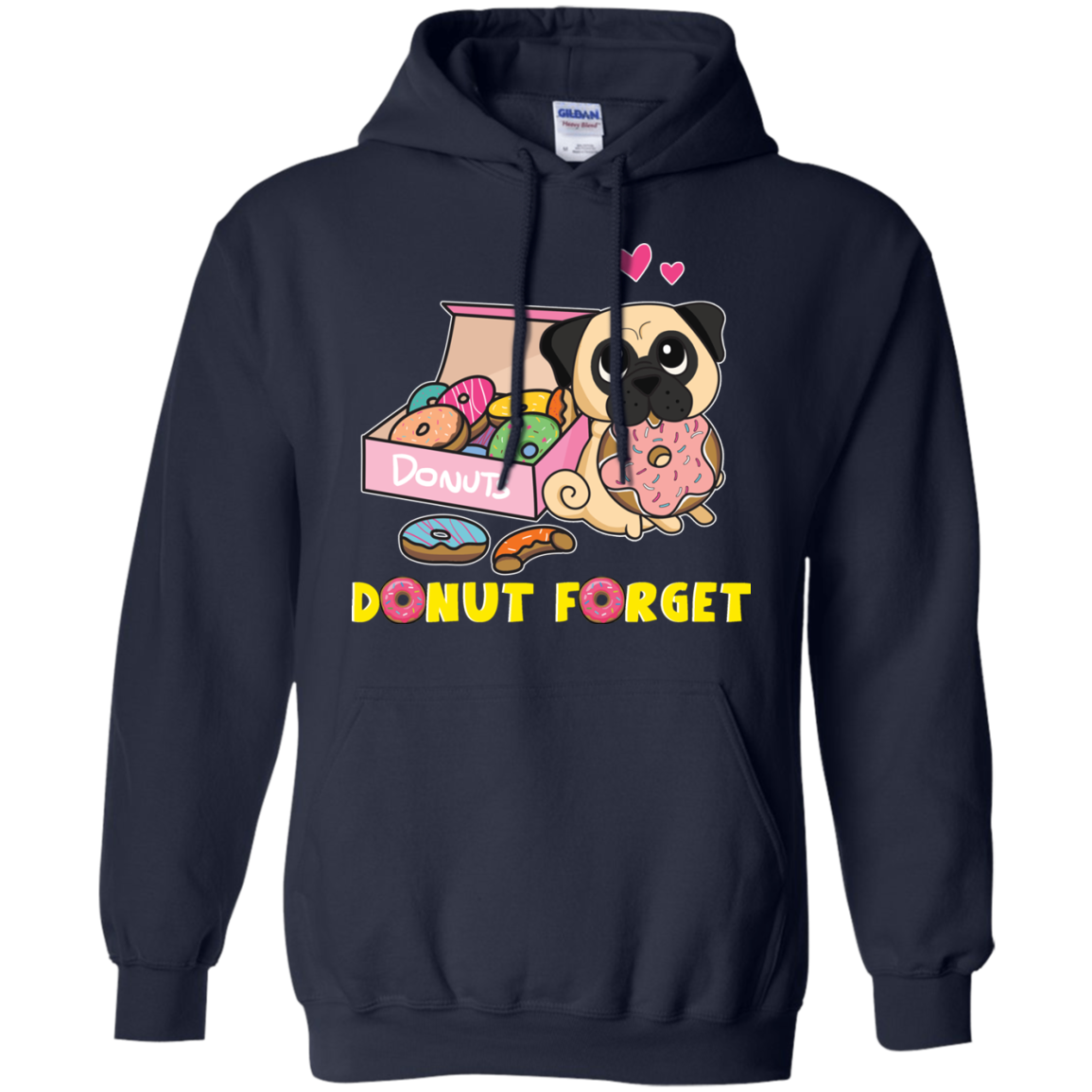 Donut Forget Pug T Shirts