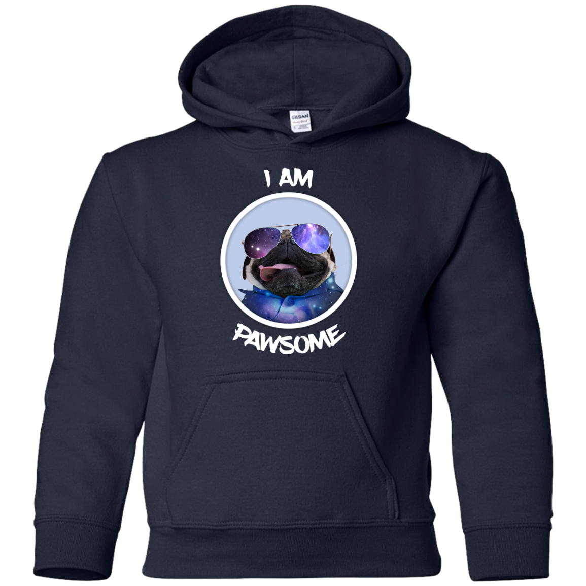 Nice Pug T Shirts - I Am Pawsome Pug, is a cool gift for friends