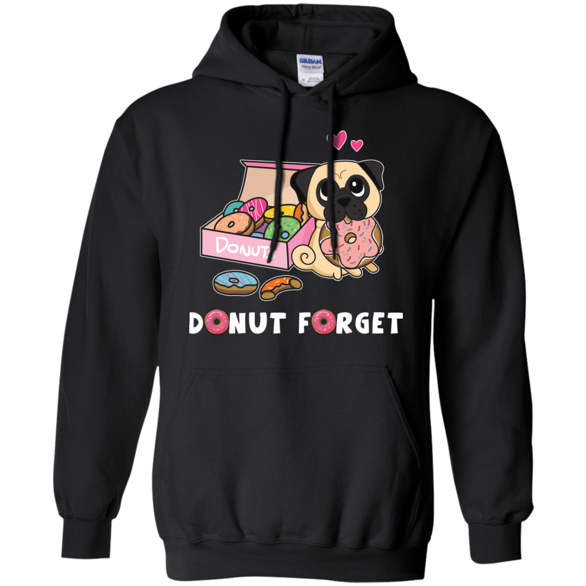 Donut Forget Pug T Shirts