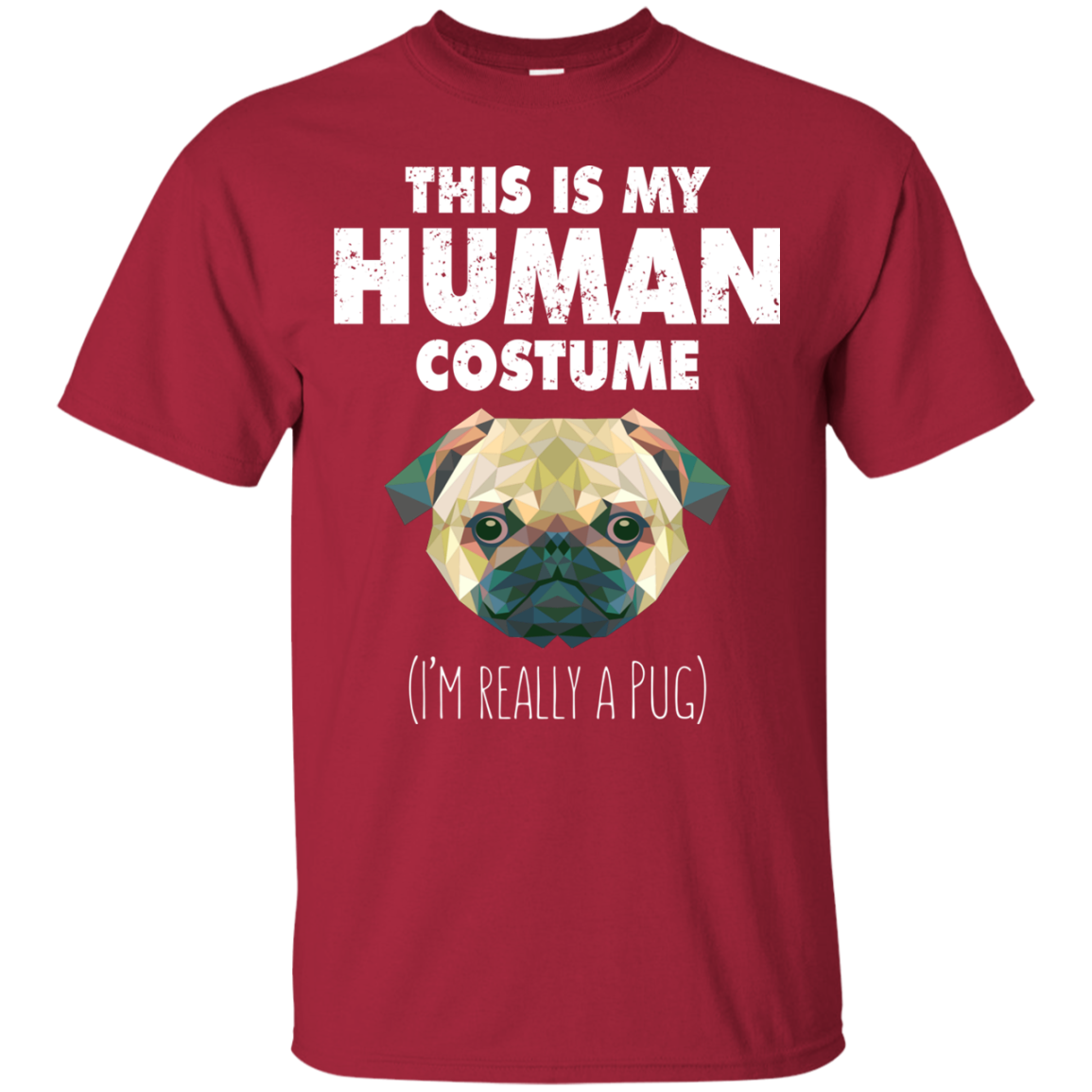This Is My Human Costume Pug T Shirts