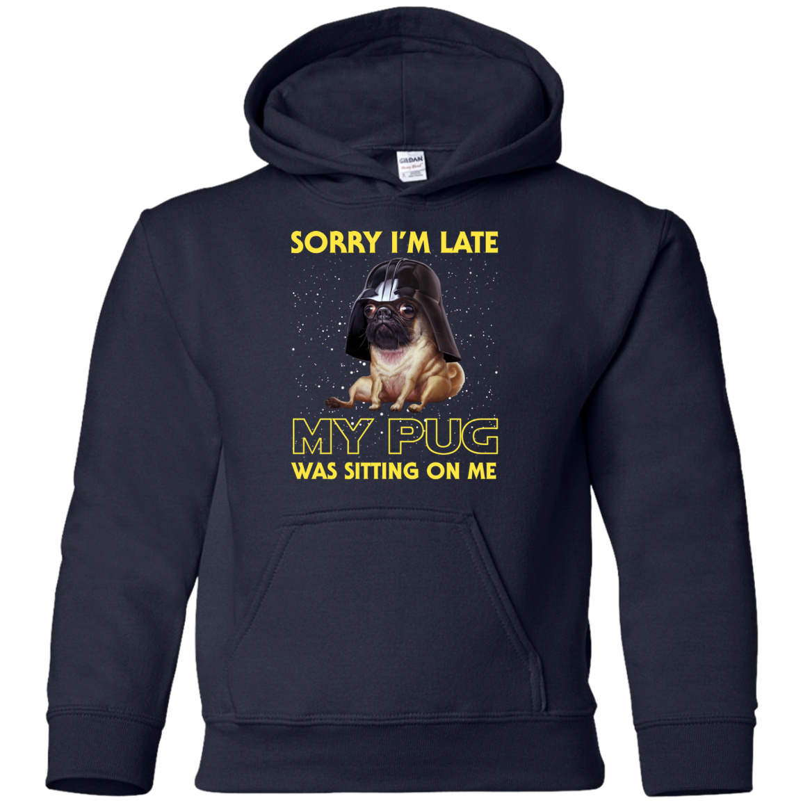 Nice Pug T Shirts - Sorry, My Pug Is Sitting On Me, is a cool gift