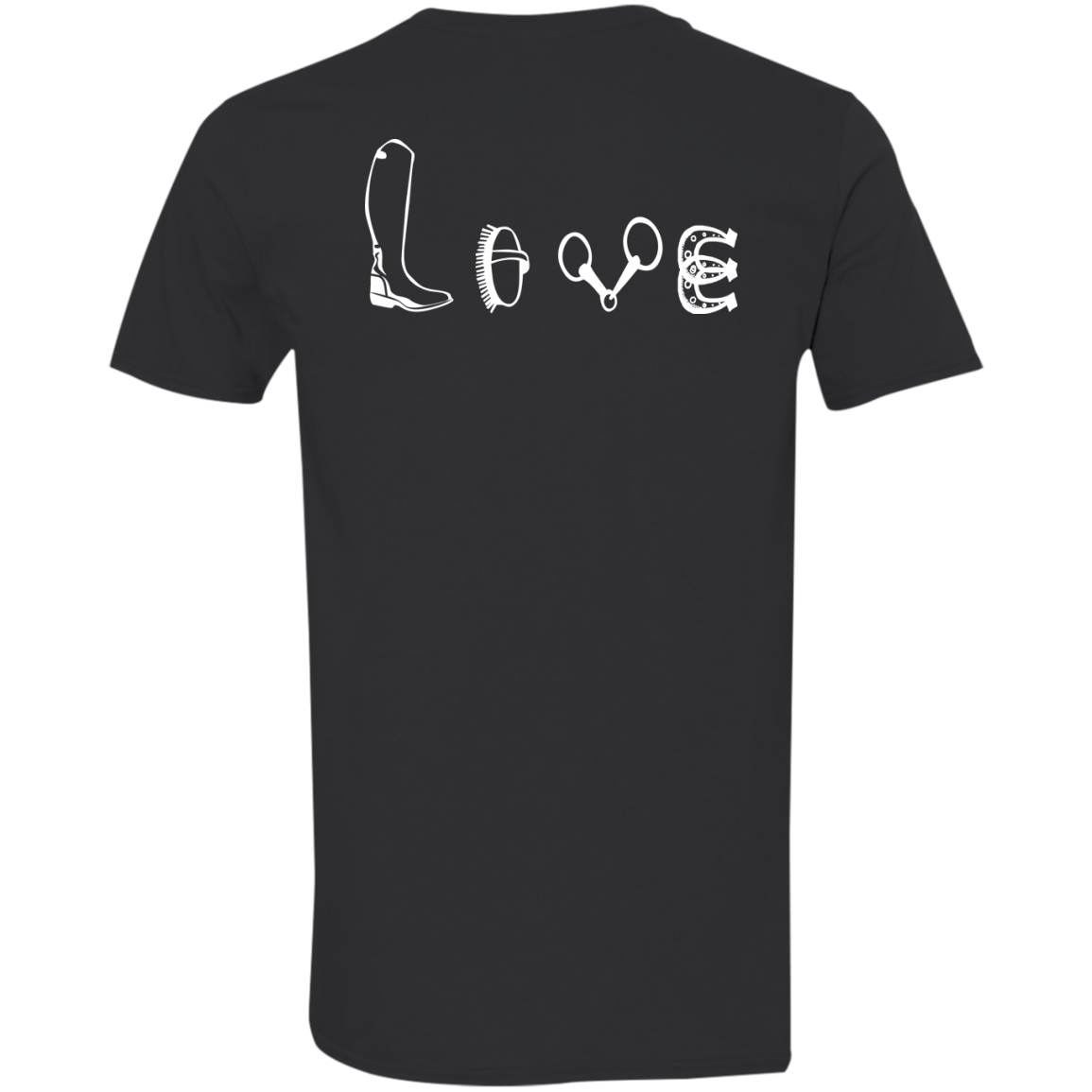 Love Symbol Horse TShirt FOr Equestrian Lover