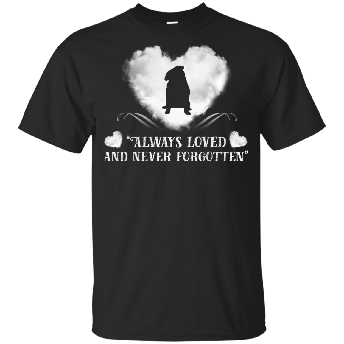 Always Loved And Never Forgotten Pug T Shirts