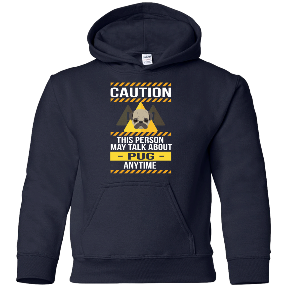 Caution This Person May Talk About Pug Anytime T Shirts
