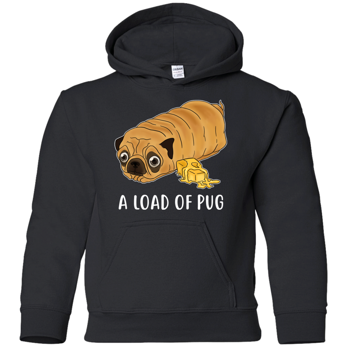 Nice Pug T Shirts - A Loaf Of Pug Ver 1, is a cool gift for friends
