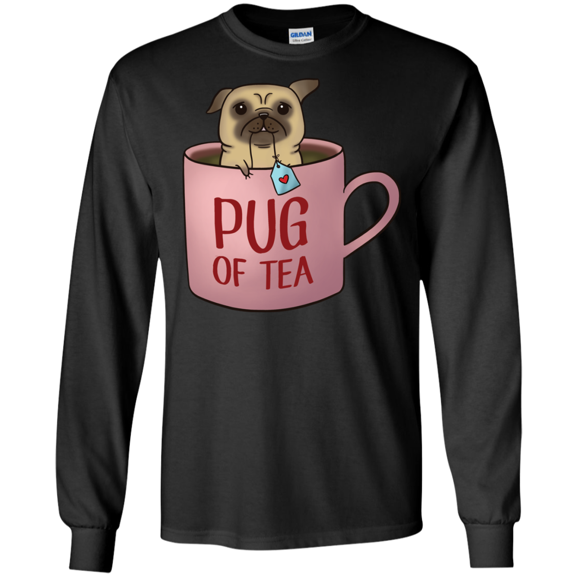 Pug Of Tea T Shirts