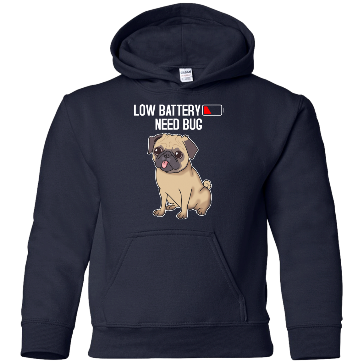 Low Battery Need Pug T Shirts
