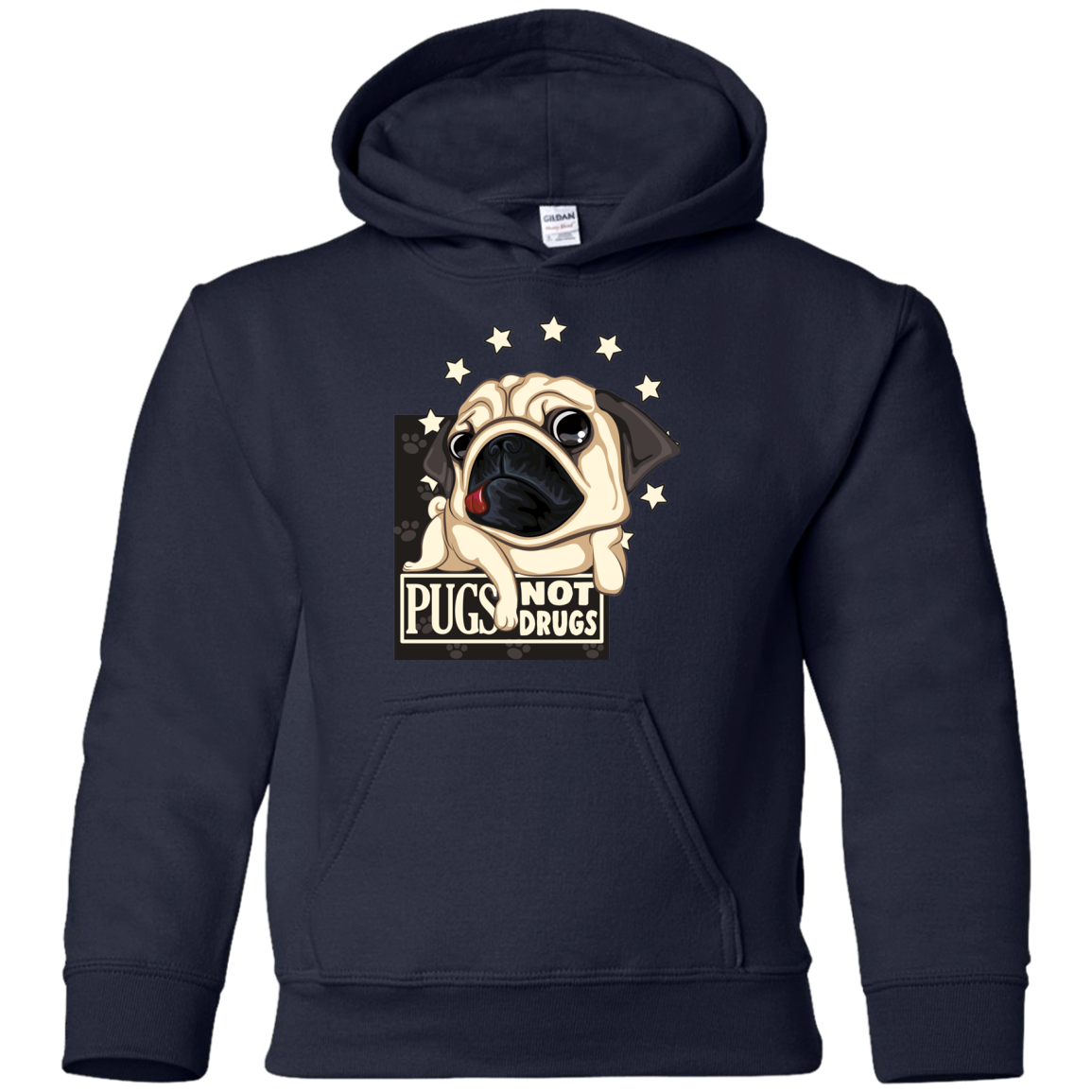 Lovely Black Gift For Collection Dog T Shirts Pugs Not Drugs V2