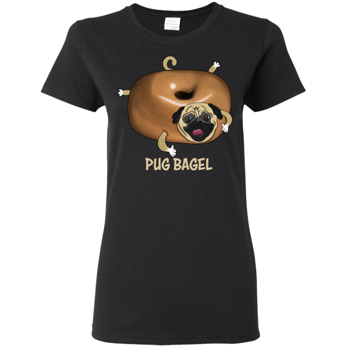 Pug Bagel T Shirts