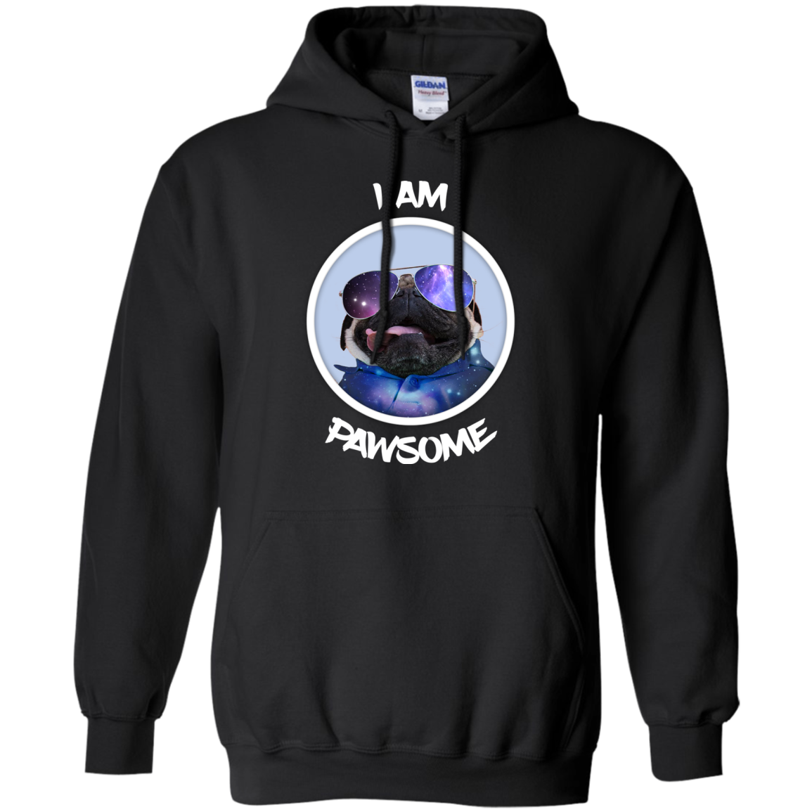 Nice Pug T Shirts - I Am Pawsome Pug, is a cool gift for friends