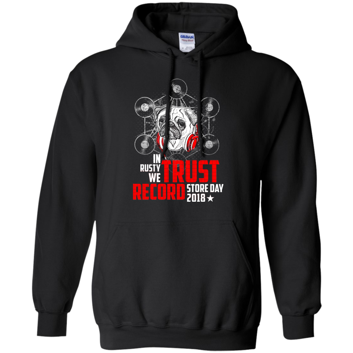 In Rusty We Trust Record Store Day 2018 Pug T Shirts