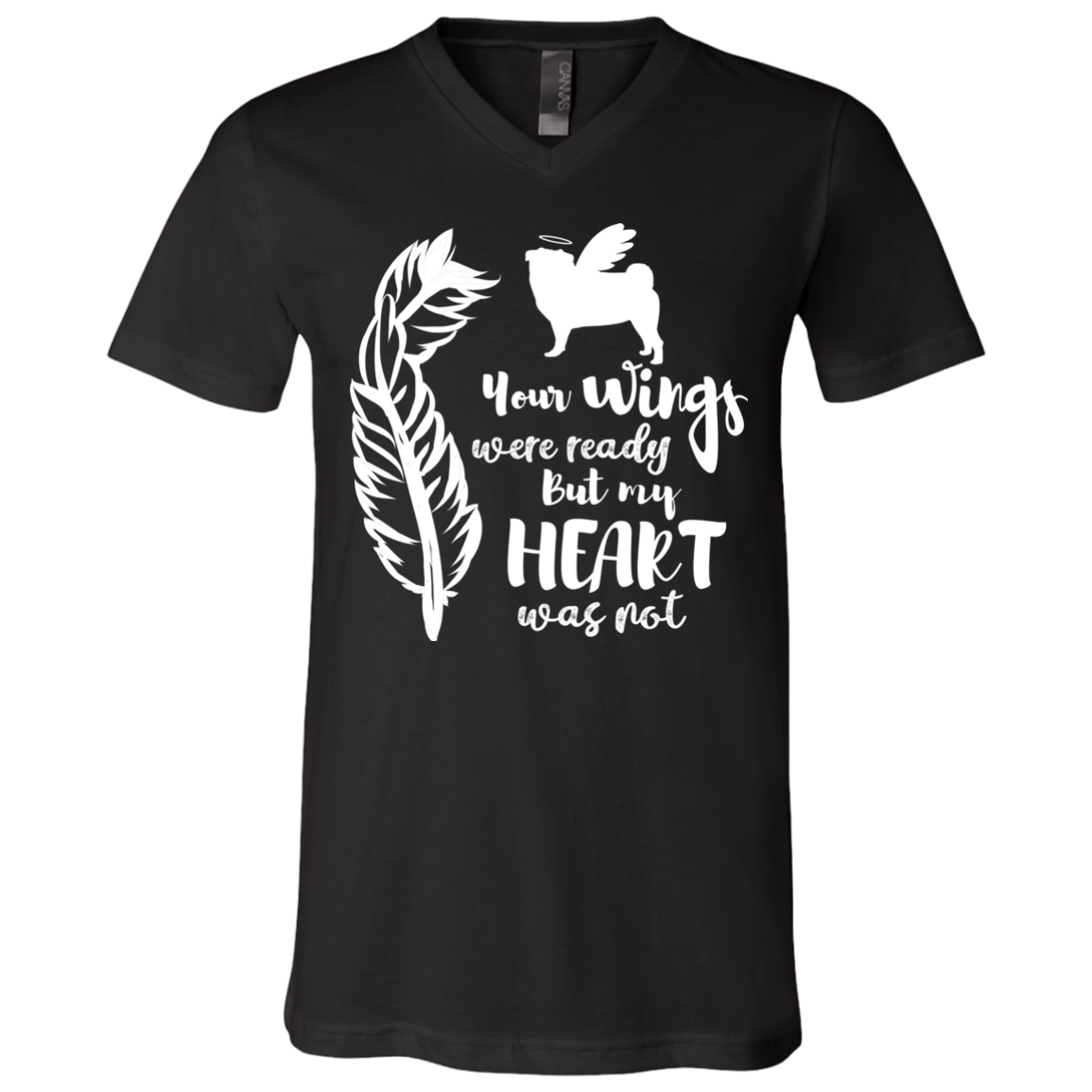 Pug Your Wings Were Ready T Shirts