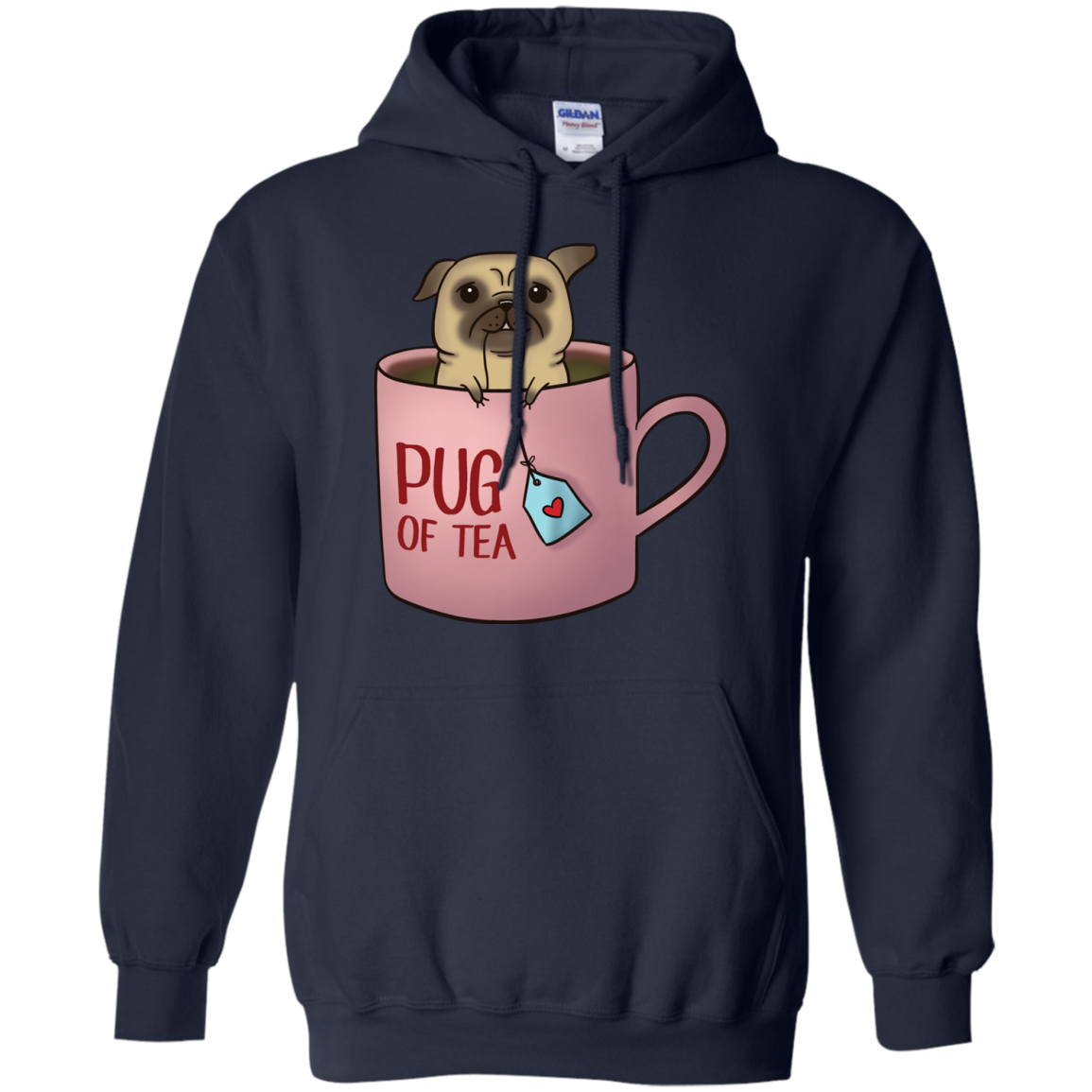 Pug Of Tea Pug T Shirts