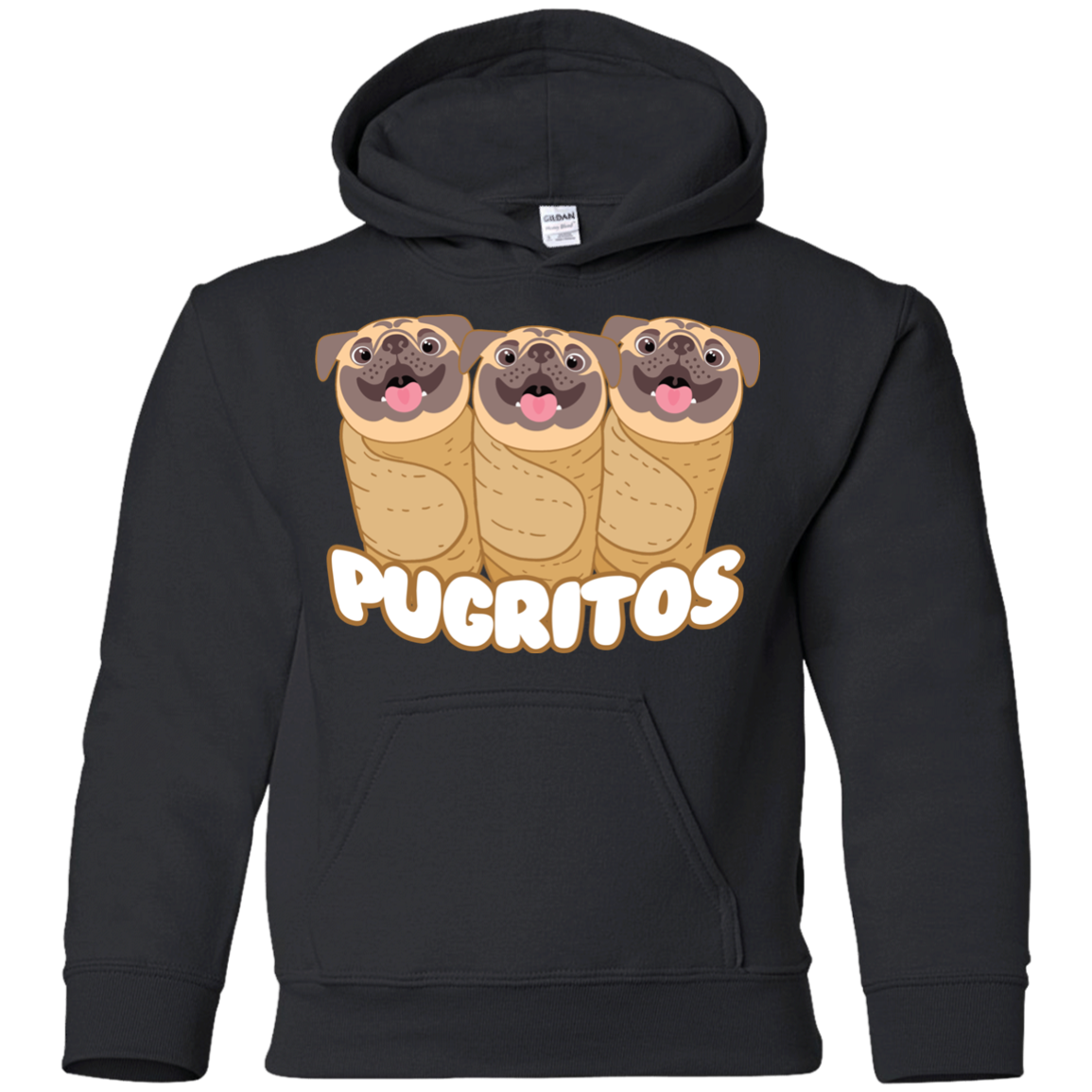 Pug - Pugritos T Shirts