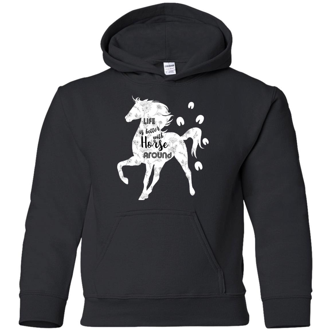 Life Is Better With Horse Around Equestrian Tshirt For Lover
