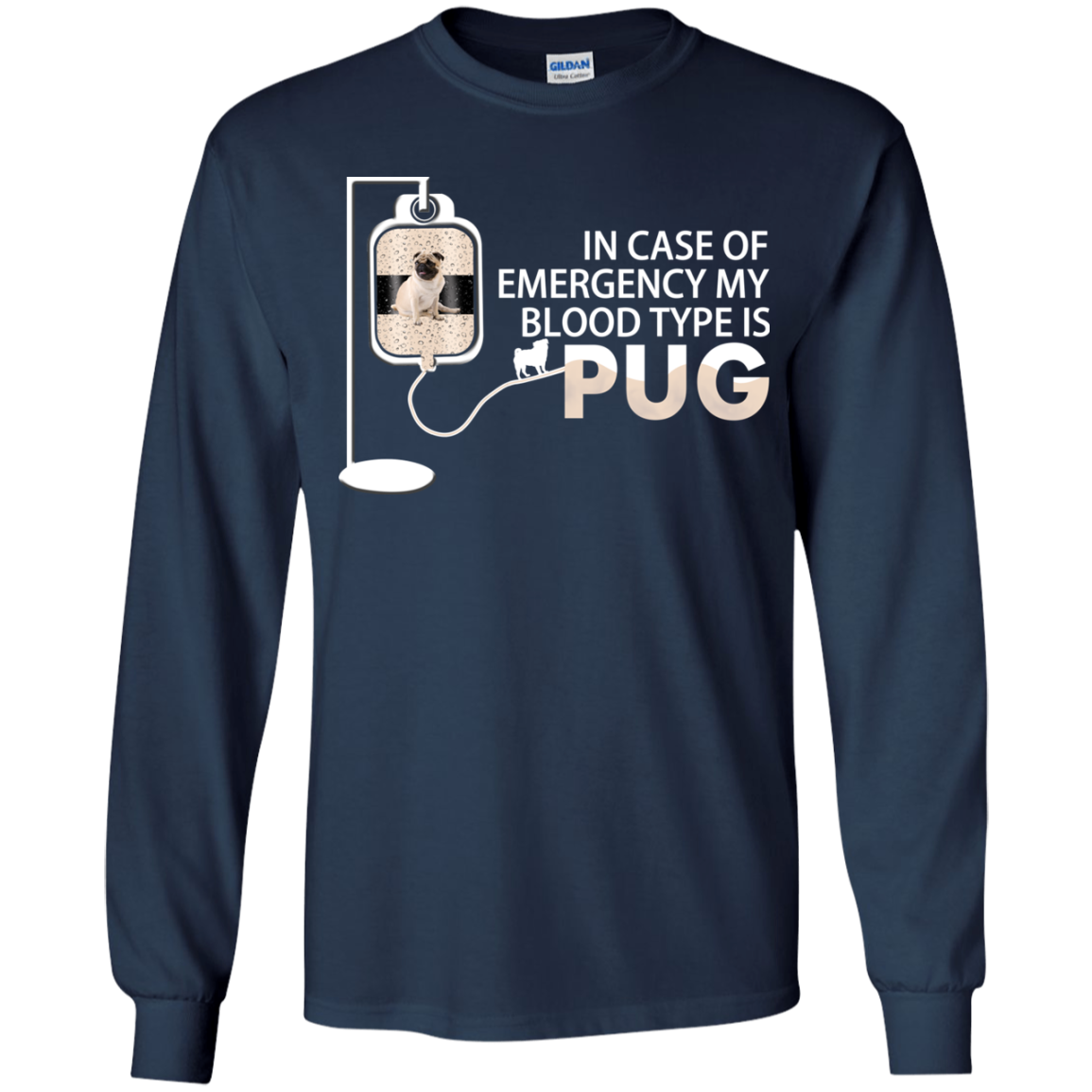 My Blood Type Is Pug T Shirts